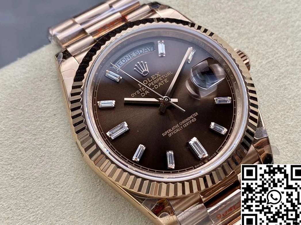 Steel QF Rolex Date Dial Factory Day M228235-0003 Chocalate v5 Tungsten 0115